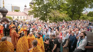 Престольный праздник в Николаевском Соборе Покровского столичного монастыря столицы.