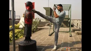 How to Perfect Back-round kick | Akshay Kumar kick | reverse hook kick | also in slow motion