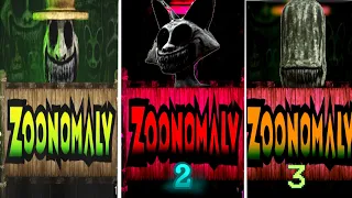 Trailers comparison: Zoonomaly Chapter 1 Vs Chapter 2 Vs Chapter 3