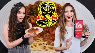 Cobra Kai Star Mary Mouser Makes Karate Kid Spaghetti!