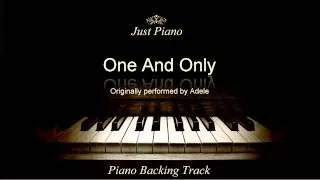 One And Only by Adele (Piano Accompaniment)