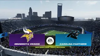 Vikings vs Panthers Week 4 Simulation (Madden 24 Quick Presentation)