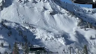 Explosive triggered avalanche - 2 Jan 2022