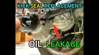 CHETAK OIL Leak problem | KICK SEAL Replacement | English subtitles
