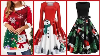 Top 10 Beautiful Gorgeous and Sophisticated Christmas women's dresses ideas! Christmas dress pattern