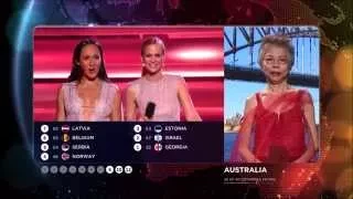 Eurovision 2015 : Vote of Australia (HD) (1080p)