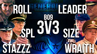 Team SPL vs Team Size - bo9 - Четвертьфинал - $550 3v3 ShockReplays Tournament - Generals Zero Hour