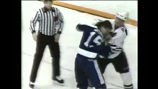 Maple Leafs - Blackhawks rough stuff 12/9/84