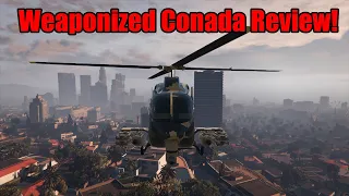 GTA Online New Weaponized Conada Helicopter Review!