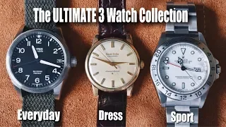 The Ultimate 3 Watch Collection (Oris, Grand Seiko, Rolex)