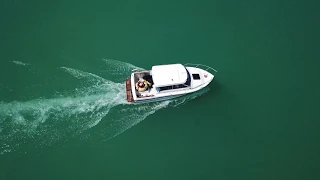 1987 Bayliner Trophy on Lake Michigan - DJI Mavic!