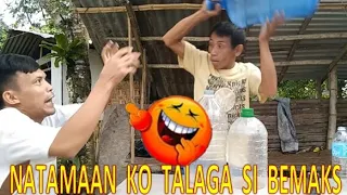 Tumakbo si Bemaks Natamaan parin sa gallon🤣 Part 46 game Challenge 🤣 Bemaks tv