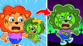 LionET | Baby Makes Leo Turn into a Zombie!!! | Cartoon for Kids