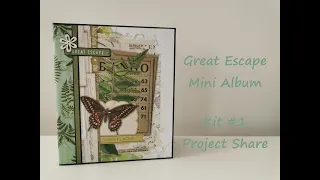 Great Escape mini album - kit #1 - project share