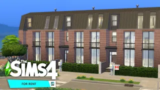 Three-family Townhouse FOR RENT | Stop Motion build | The Sims 4 | NO CC