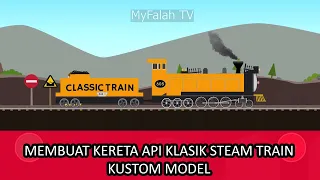Create a Custom Vintage Steam Train on Labo Brick Train