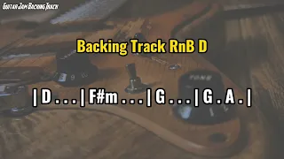 RnB Soul Guitar Backing Track in D Major