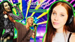 I REACTED TO THE BIG 5 REHEARSALS EUROVISION 2022