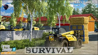 #Survival in No Man's Land Ep.86🔹Building The Cow Feed Mixer. Cultivating🔹#FarmingSimulator22🔹#4K