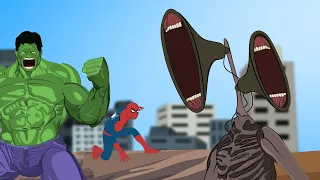 Evolution of RED HULK - Spider-Man vs Evolution of SIREN HEAD [#P1] | SUPER HEROES SHORTS CARTOON