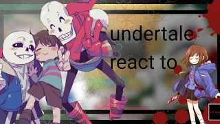 Undertale react to Sans Angst "What does it mean to live"