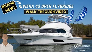 BRAND NEW Riviera 43 Open Flybridge Walk-Through. Preparing for handover! (PART 2)