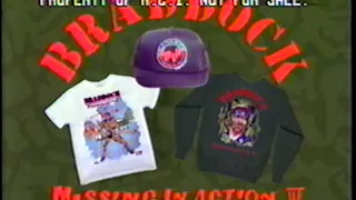 Braddock MIA 3 Missing In Action 1988 Rare Ad Campaign | Chuck Norris | Cannon