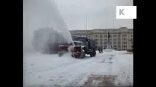 1960s Moscow, Winter, Soviet Architecture, 35mm Colour Archive Footage