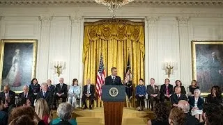 President Obama Honors 2013 Medal of Freedom Recipients