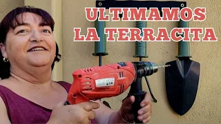 Ultimamos los detalles finales de la terracita I Me estreno con el taladro