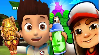 iGameMix👩‍🚒Ryder Paw Patrol Runner Jungle 🆚 Jake Star Outfit Subway Surfers Edinburgh👏Kid Play #258