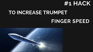 #1 TRUMPET HACK To Increase Finger Speed and Even Playing QUICKLY!