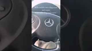 2005 Mercedes e320 w211 radio won’t work stuck on emblem diag and repair