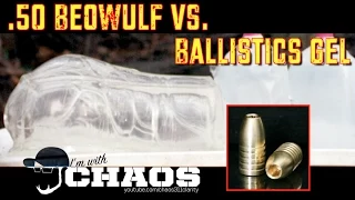 .50 Beowulf VS. Ballistics Gel - 5K FPS SLOW MOTION!