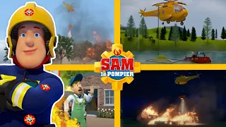 Pompier Sam meilleurs sauvetages en hélicoptère | Pompier Sam Officiel | Dessins animés pour enfants