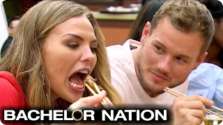 Hannah B Eats Fish Eye To Get Colton's Attention! | The Bachelor US