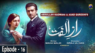 Raaz-e-Ulfat - EP 16 || English Subtitles || 21st July 2020 - HAR PAL GEO