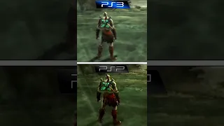 PSP vs PS3 - GOW Ghost of Sparta (Graphics Comparison) #shorts #short #fyp #psp #ps3 #gow #godofwar