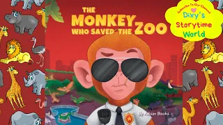 🐒THE MONKEY WHO SAVED THE ZOO |  A Kids Read Aloud Book