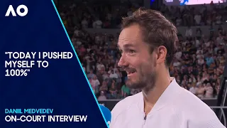 Daniil Medvedev On-Court Interview | Australian Open 2024 Third Round