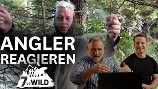 Purer Respekt für PAPAPLATTE | Angler Reagieren auf 7 vs. Wild - Folge 2