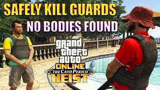 How to Safely Kill Guards in Cayo Perico Compound for SOLO GOLD Glitch (Ledge Grab/Snapmatic)