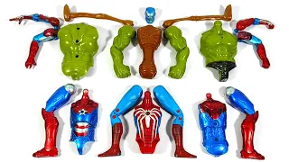 Merakit Mainan Siren Head vs Hulk Smash vs Miles Morales vs ironman Avengers Superhero Toys