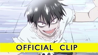 BLOOD LAD- Official English Clip- Staz Attacks! Coming 9/2/14