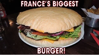 FRANCE'S BIGGEST BURGER CHALLENGE!!