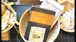 Kate Makes Journals: Old Book Cover Journal Hatch from Scratch 1 (new series)