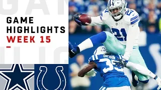 Cowboys vs. Colts Week 15 Highlights | NFL 2018
