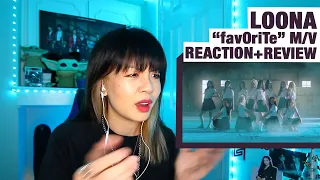 OG KPOP STAN/RETIRED DANCER reacts+reviews LOONA "favOriTe" M/V!