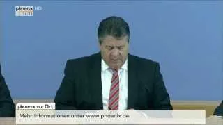 Wirtschaftsbericht: Sigmar Gabriel zum OECD-Bericht am 13.05.2014