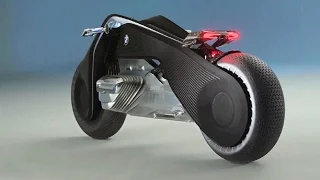 The BMW Motorrad Vision Next 100 concept bike
